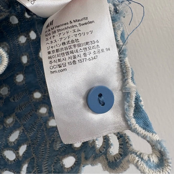 H&M Eyelet Embroidered Top - Picture 7 of 7